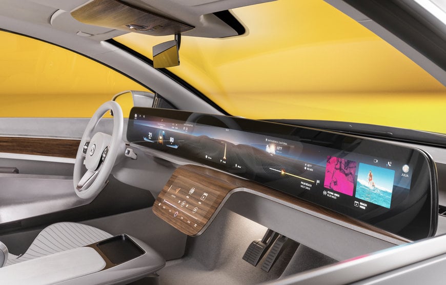 CONTINENTAL ZEIGT GEBOGENES DISPLAY MIT UNSICHTBAREM BEDIENFELD UND INNOVATION ZUR FAHRERIDENTIFIKATION